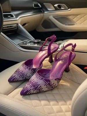 Luxury Crystal Slingback Heels