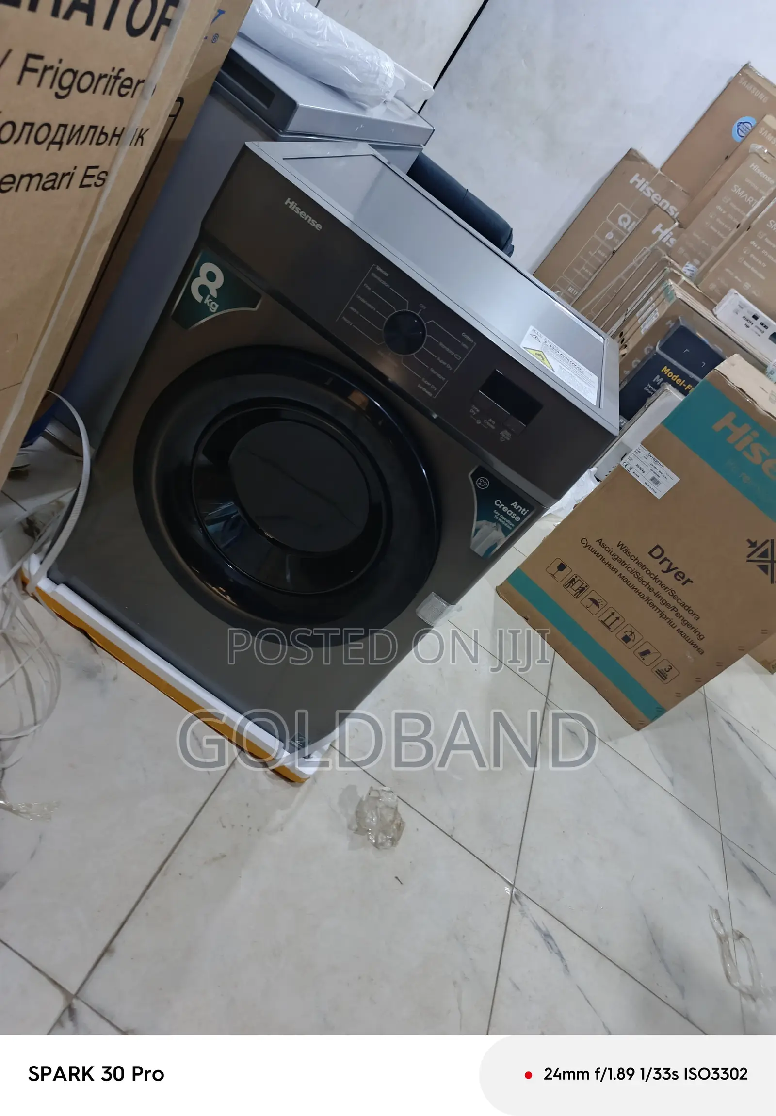 Hisense Dv1w801ut Dryer With Led Controls