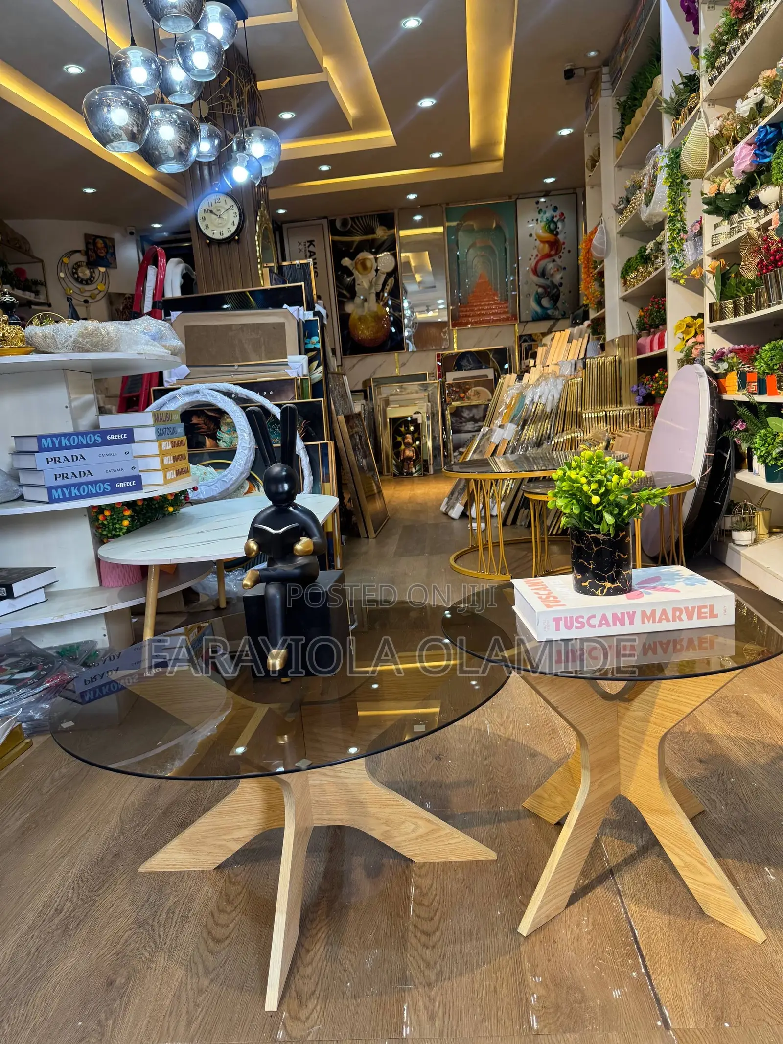 2in1 Glass Center Table