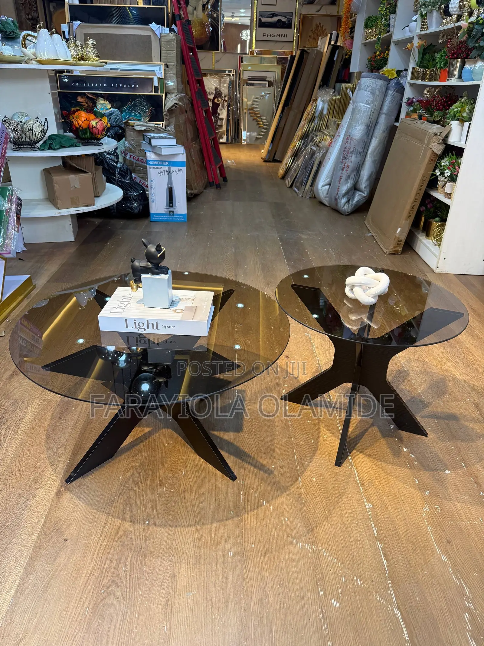 2in1 Glass Center Table