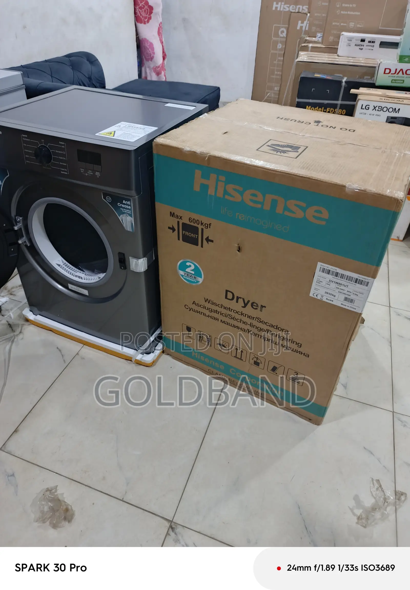 Hisense 8kg Front Load Tumble Dryer Online