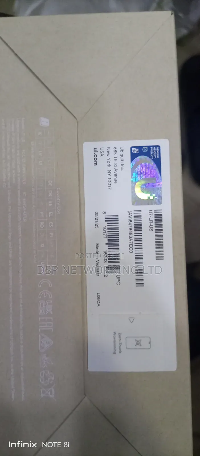 Ubiqity U7 Long Range Wifi 7 Access Point