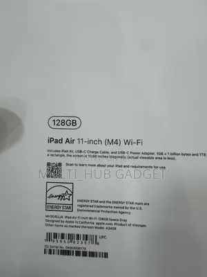 New Apple iPad Air 128 GB Gray