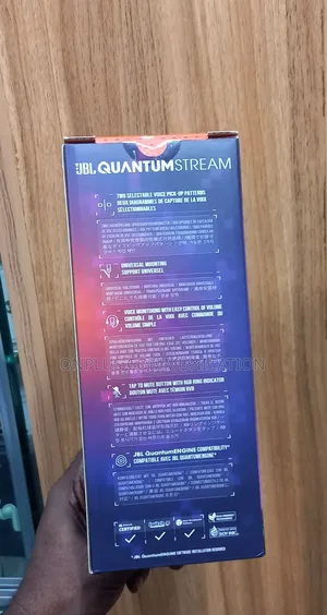 JBL Quantum Stream Dual-Pattern Usb Microphone