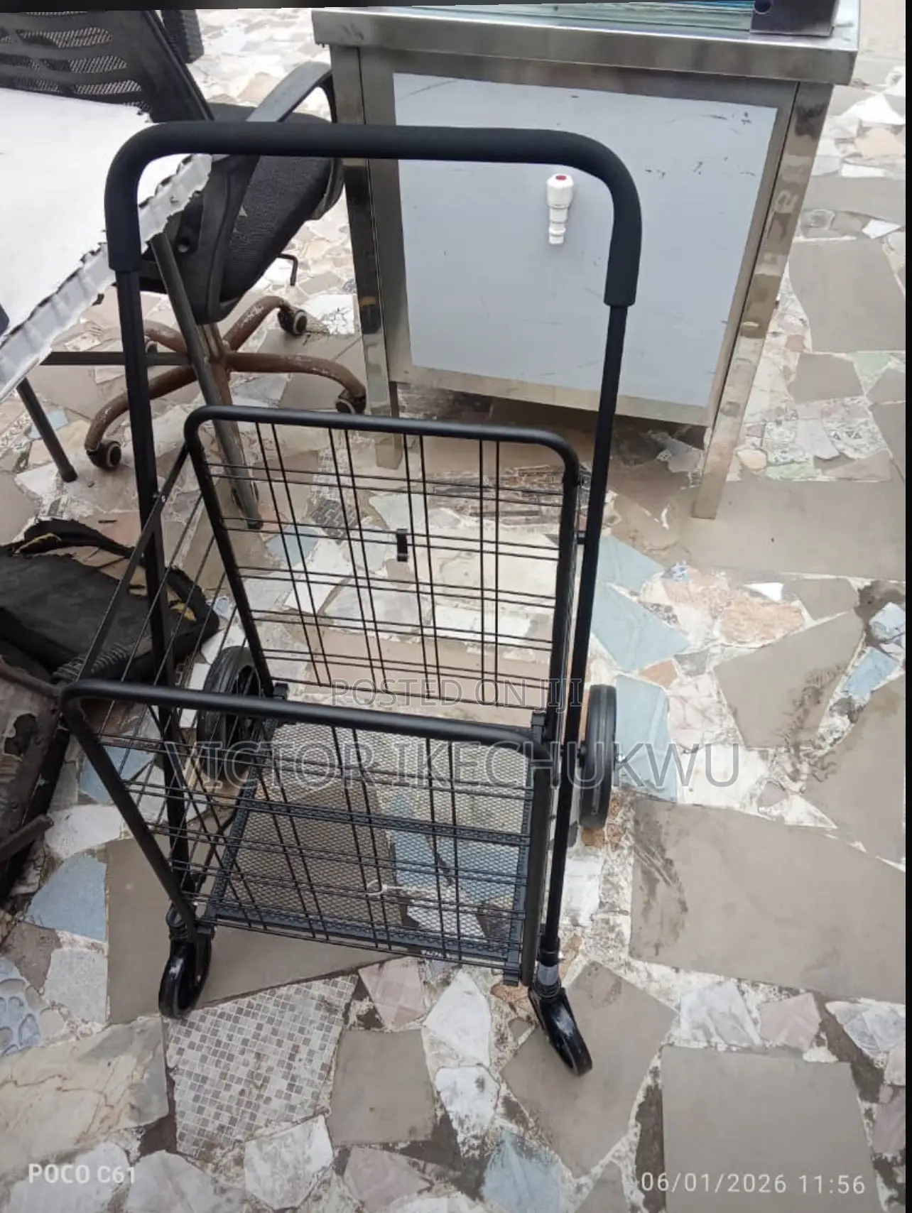 Supermarket Black Trolly Available