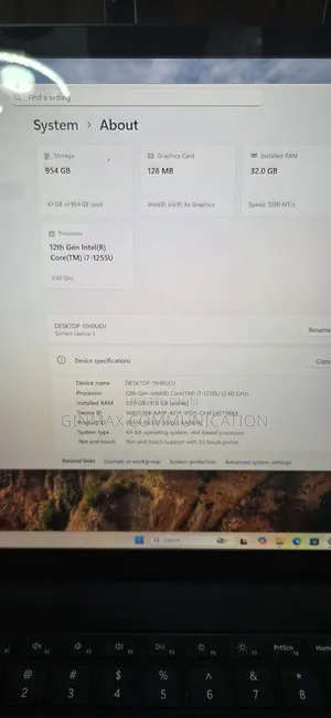 Laptop Microsoft Surface Laptop 5 36GB Intel Core i7 SSD 1T