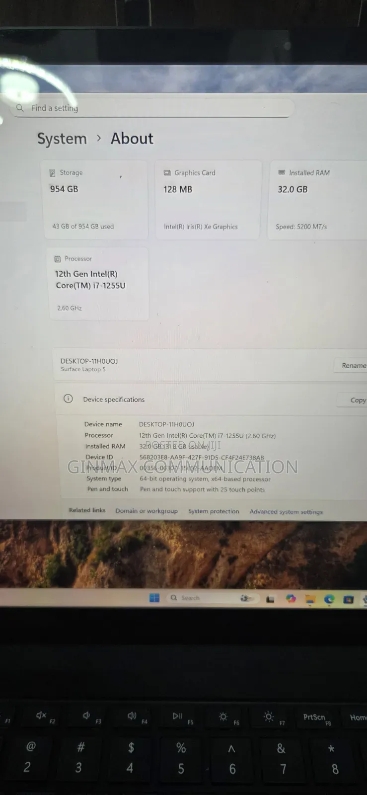 Laptop Microsoft Surface Laptop 5 36GB Intel Core i7 SSD 1T