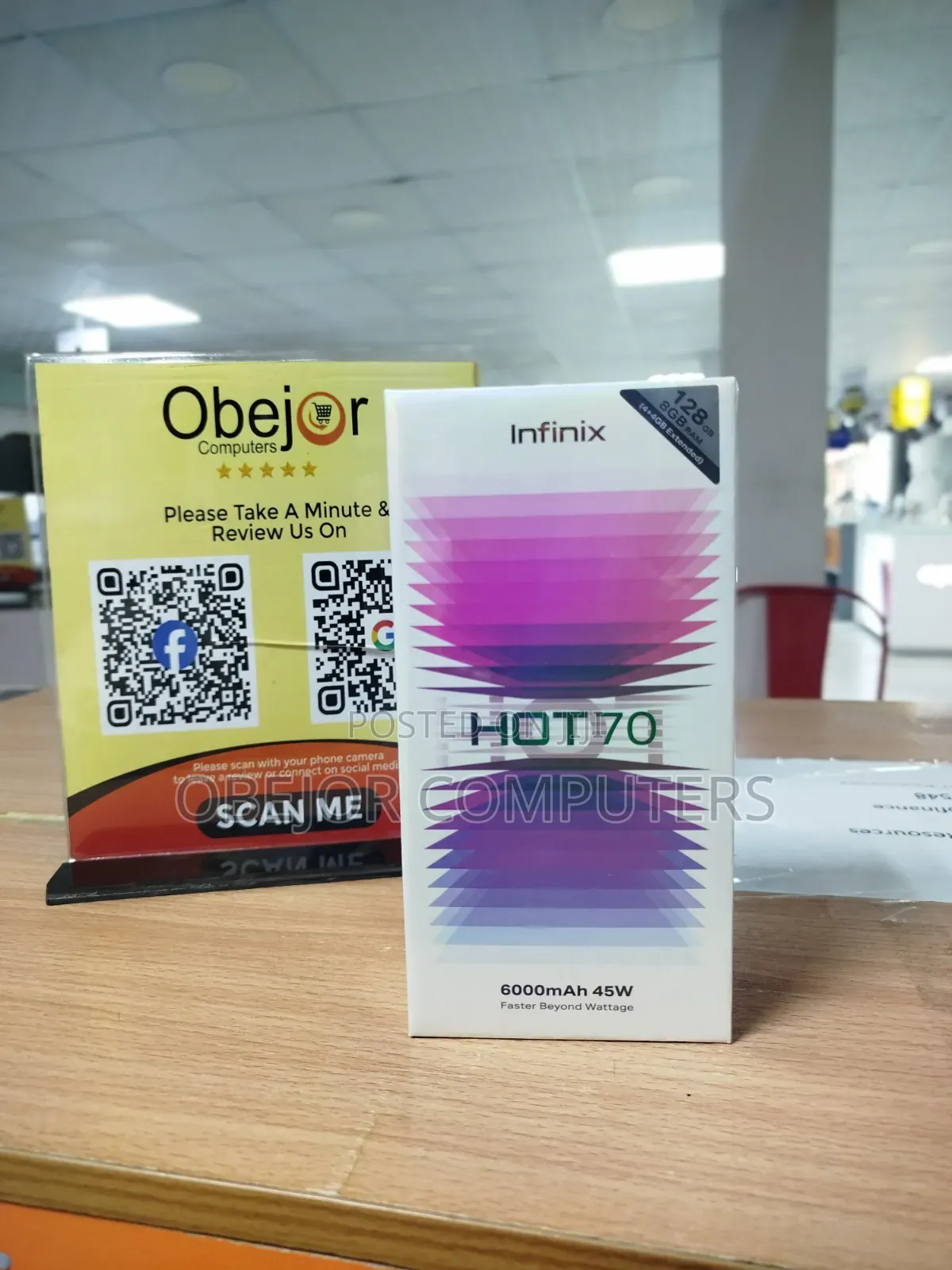New Infinix Hot 70 128 GB