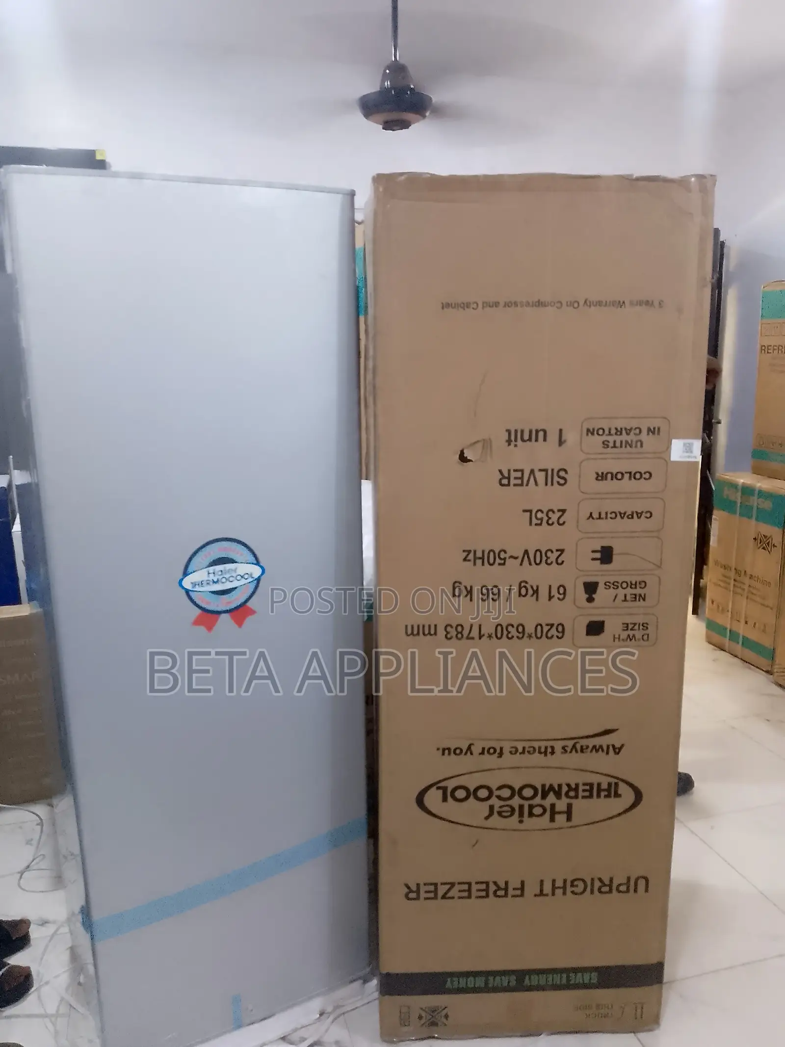 Haier Thermocool Upright Freezer With Large Storage Capacity