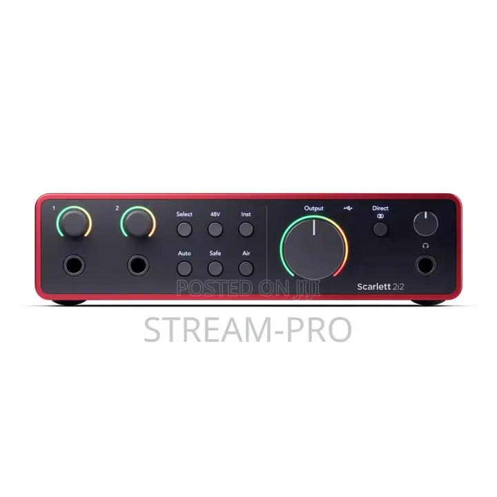 Scarlett 2i2 4th Generation Audio Interface