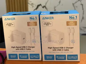 Anker Select Charger (20watt) With 5ft Usb-C Cable - White