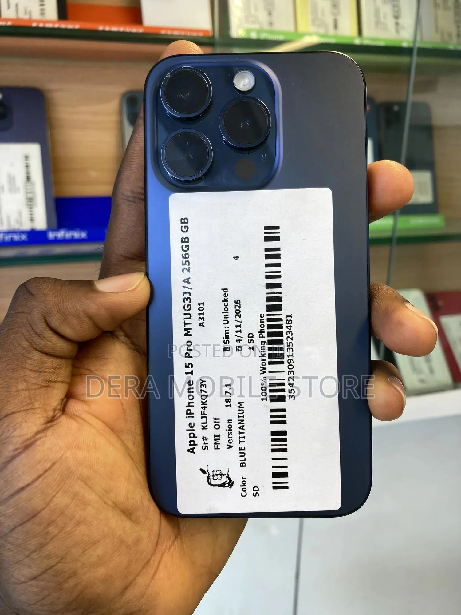 Apple iPhone 15 Pro 256 GB Blue