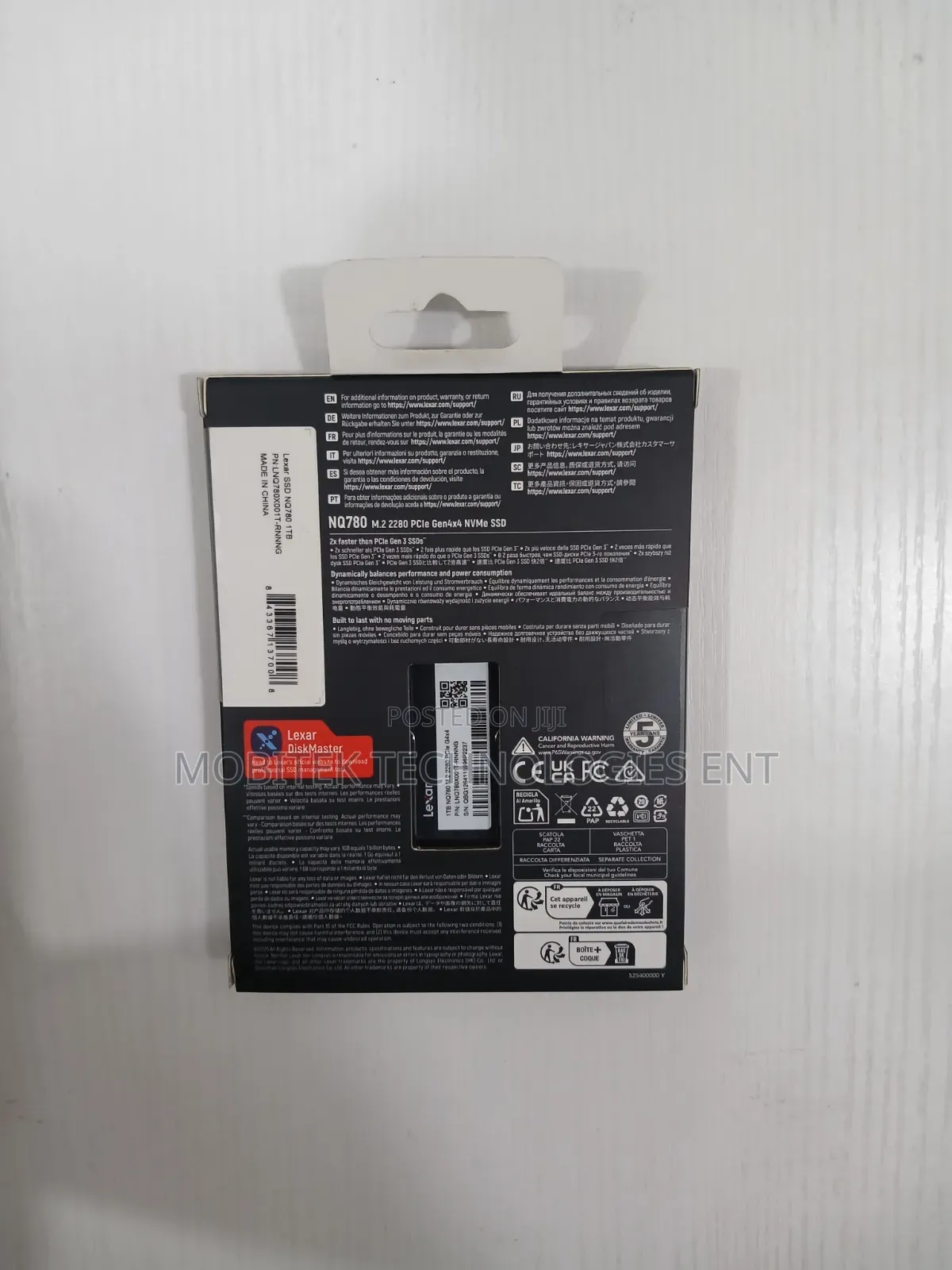 1tb Lexar Nq780 SSD M.2 Nvme Gen4 X4 Solid Laptop Drive