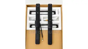 Waterproof Smart Fingerprint Password,Push Pull Sliding Frame Glass Do