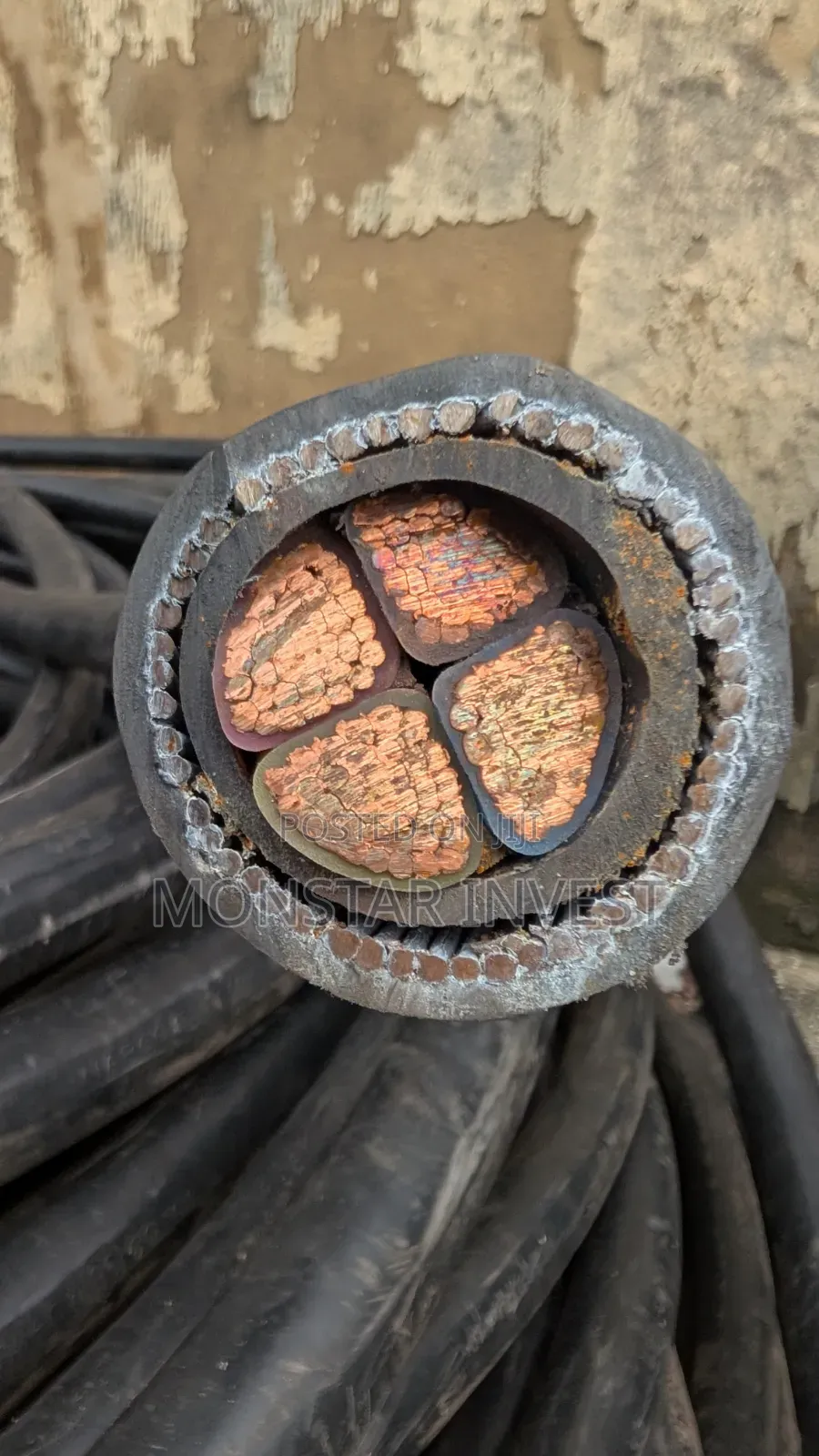 Electrical Cable Armored 4core