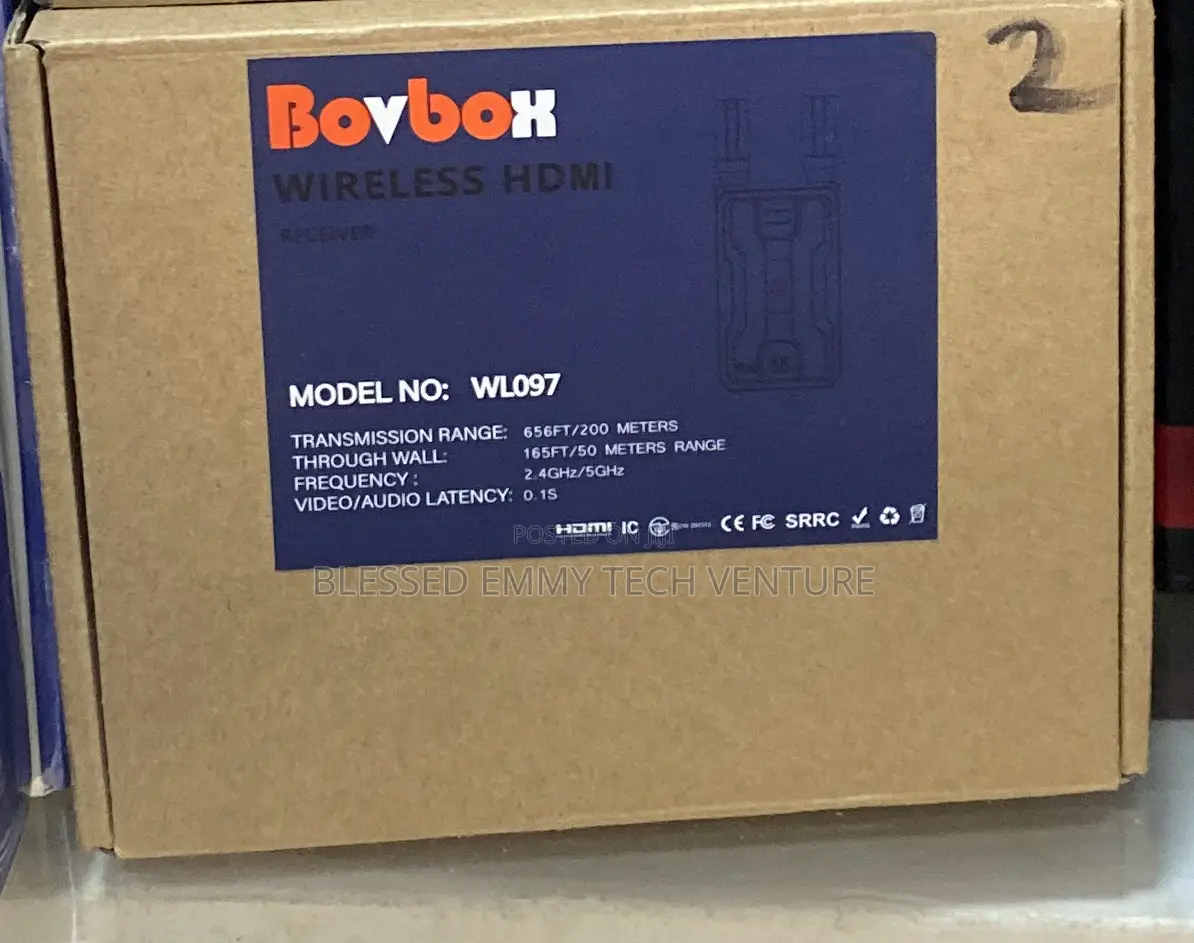 Bovbox Wireless Hdmi Transmitter and Receiver 200m