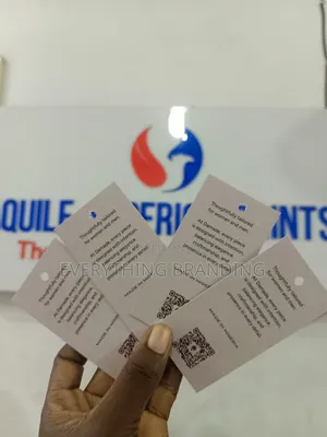 Custom Clothing Tags With Rope Printing for Fashion Stores