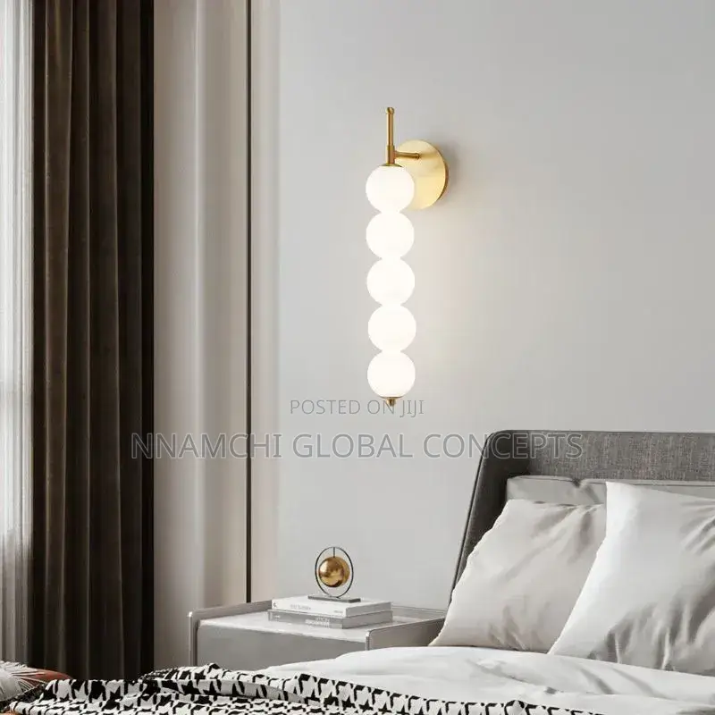 Nordic Wall Lamp Bedroom Bedside Light Warm Romantic Led Lights Luxury