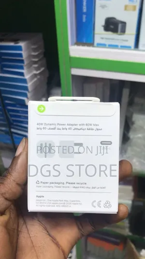 Original Apple 40w Dynamic Power Adapter With 60w Max
