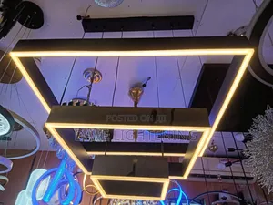 Modern Square Frame Led Pendant Chandelier