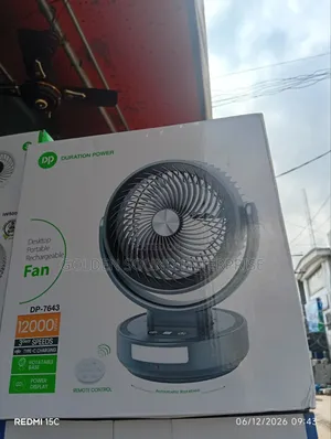 Desktop Portable Rechargeable Fan