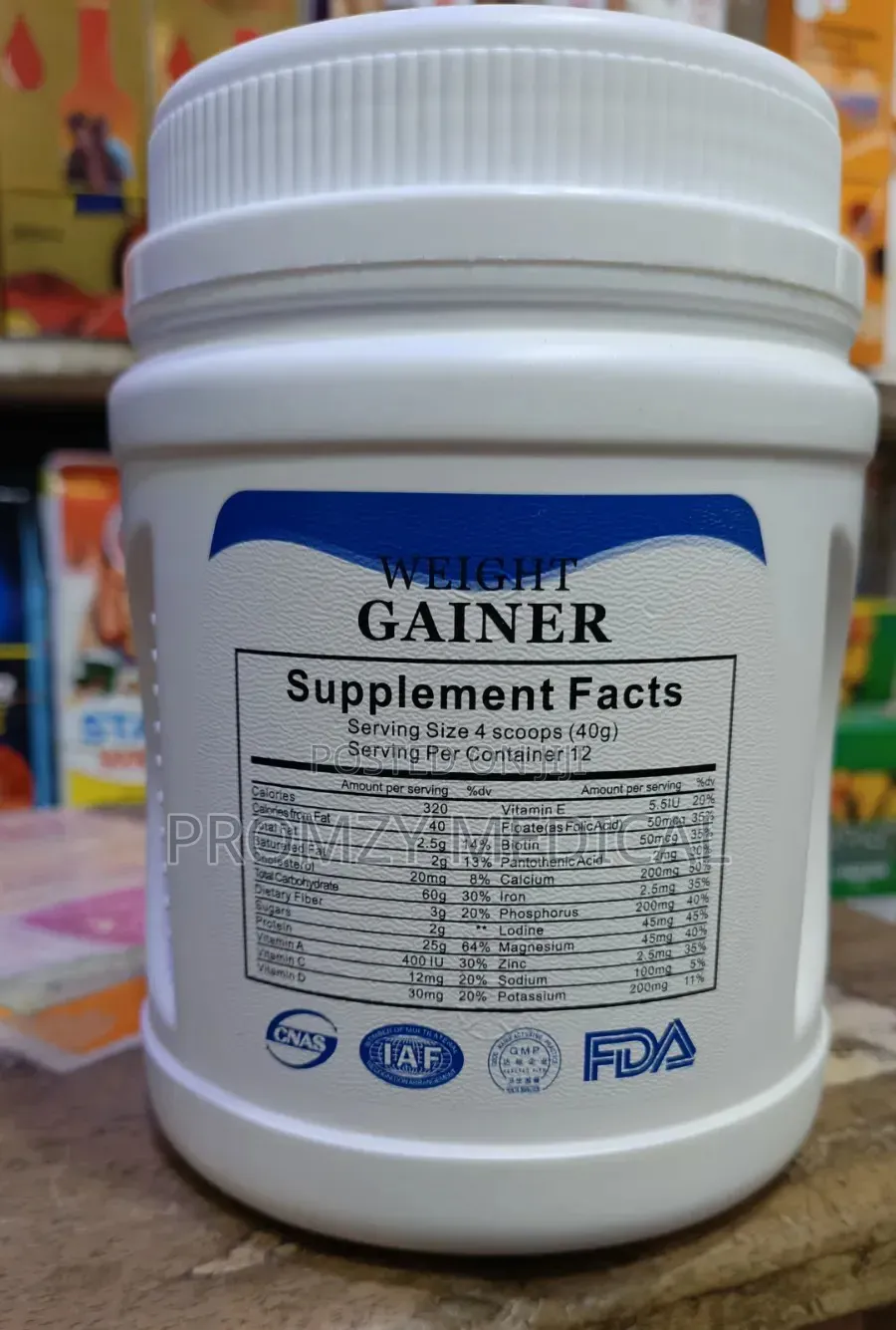 Weight Gain High Protein Powder