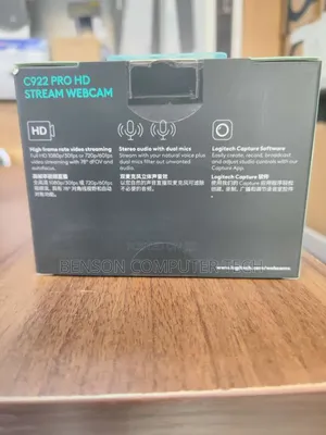 Logitech C922 Webcam With Tripod