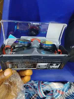 Speedo Swimming Goggles Packaged in a Black Plastic Case