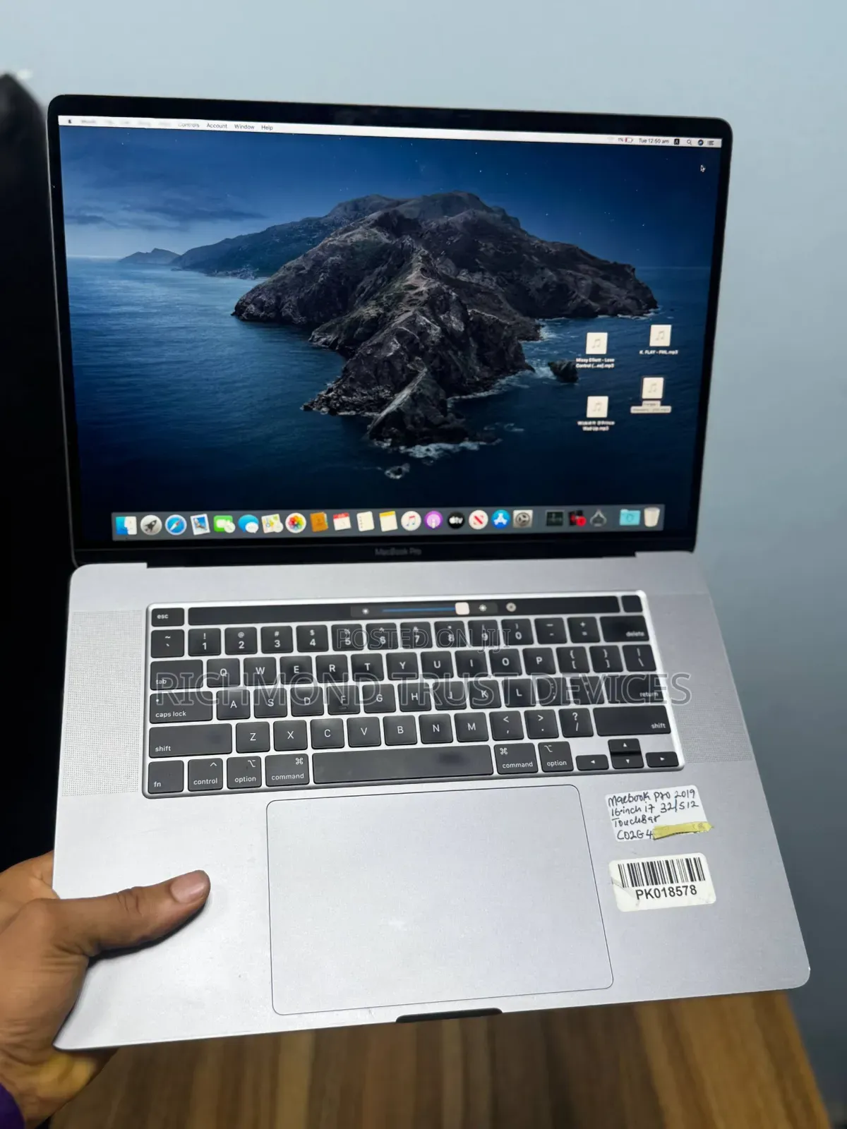 Laptop Apple MacBook Pro 2019 32GB Intel Core i7 SSD 512GB