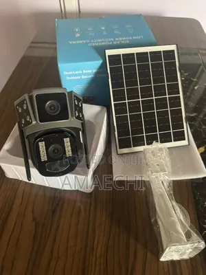Dual Lens Solar CCTV Camera