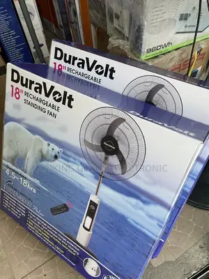 Duravoit Rechargeable Fan With Big 12v7ah Battery