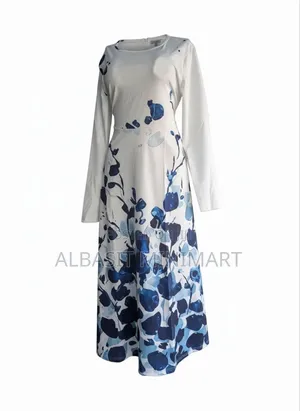Maxi Dress Features A Flattering Elastic Waist And Short Sleeves