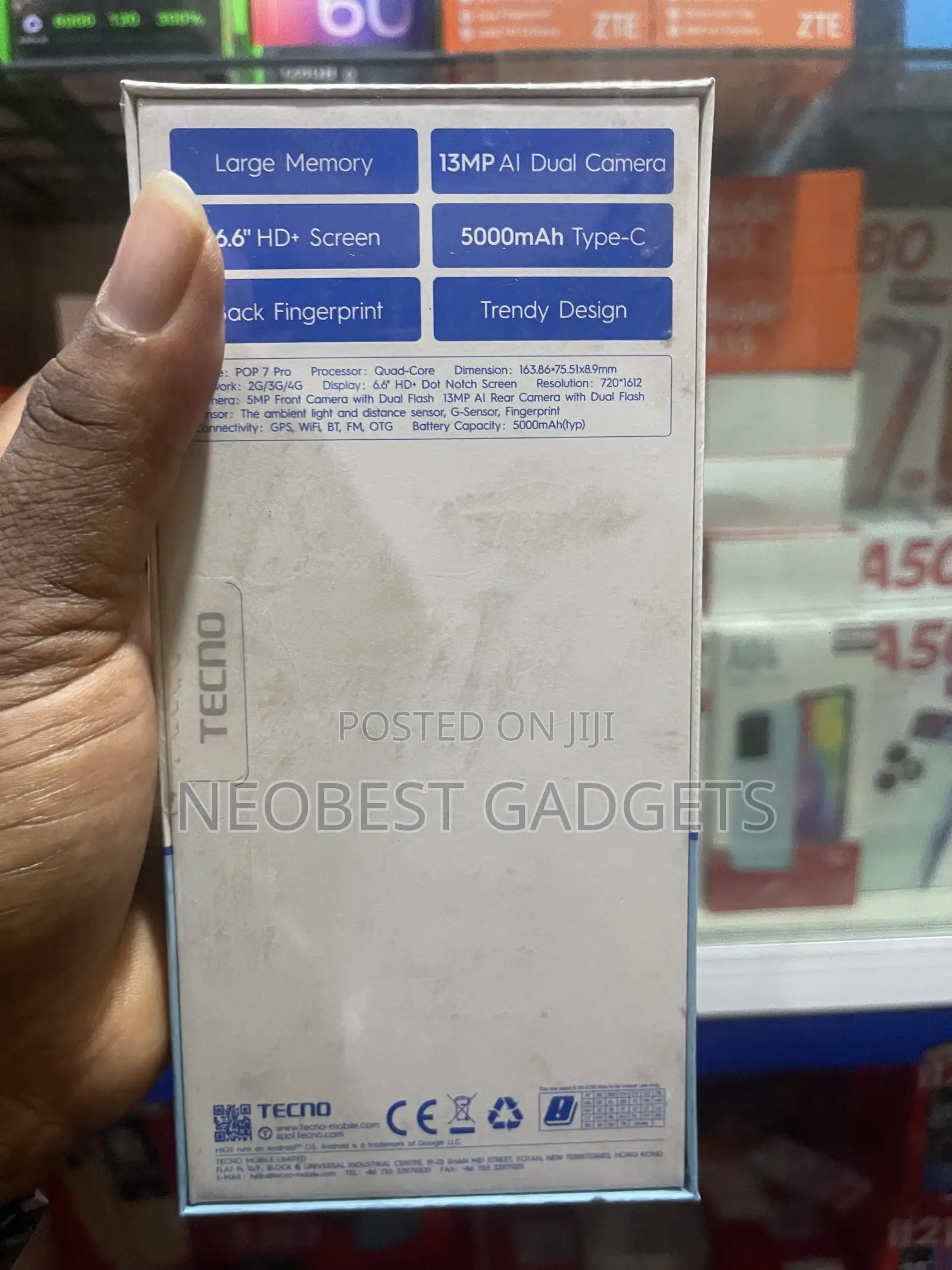 New Tecno Pop 7 Pro 64 GB