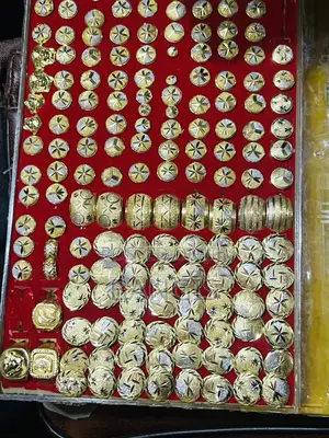 Pure 18karat Gold Earrings Available as Seen