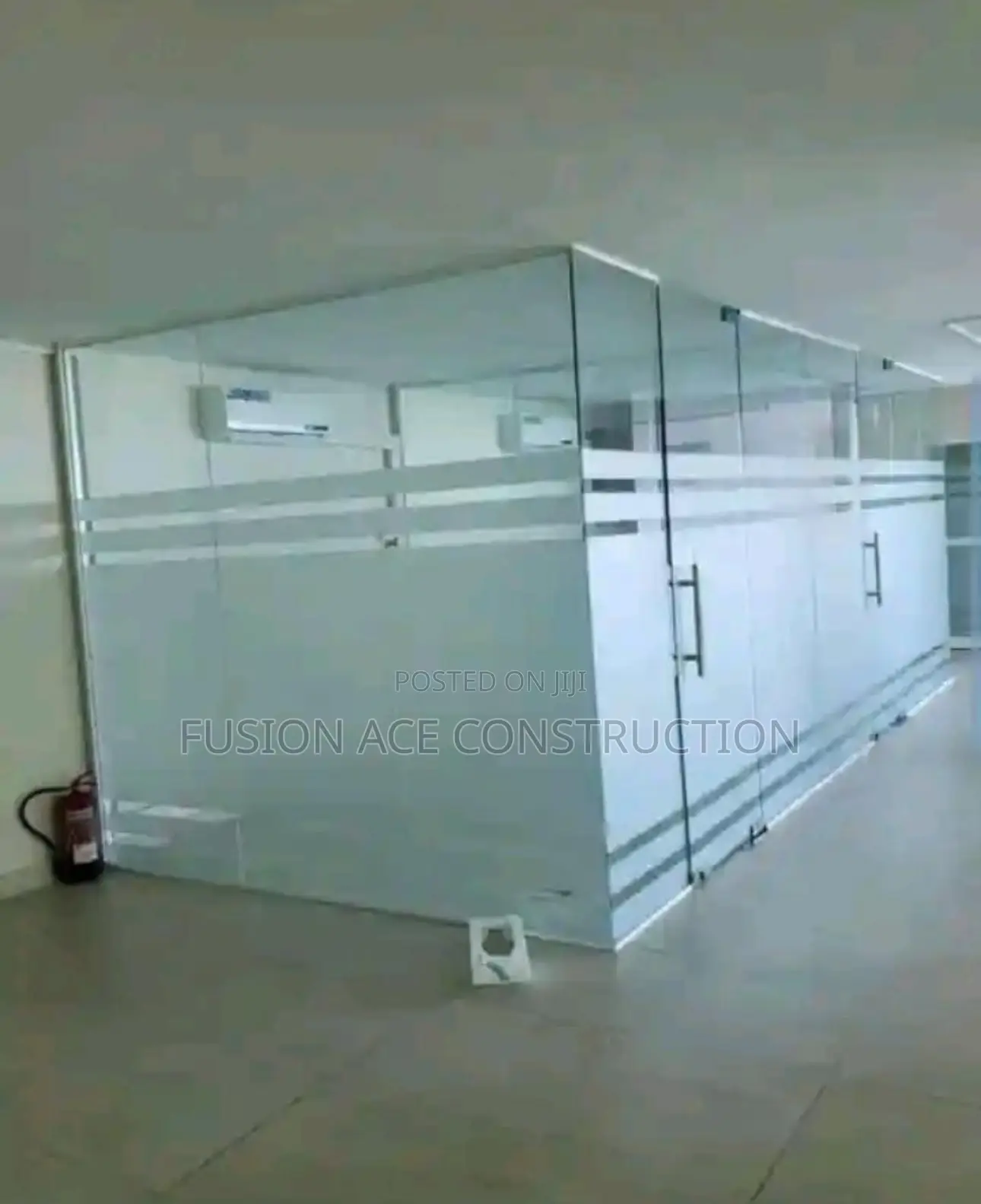 Glass Partition With Doors
