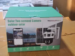 Two Screens CCTV Solar Camera