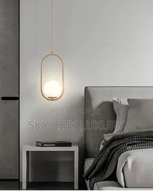 Florisent Glass Pendant Light