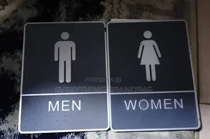 Custom Toilet Sign Branding for Offices Hotels Shops
