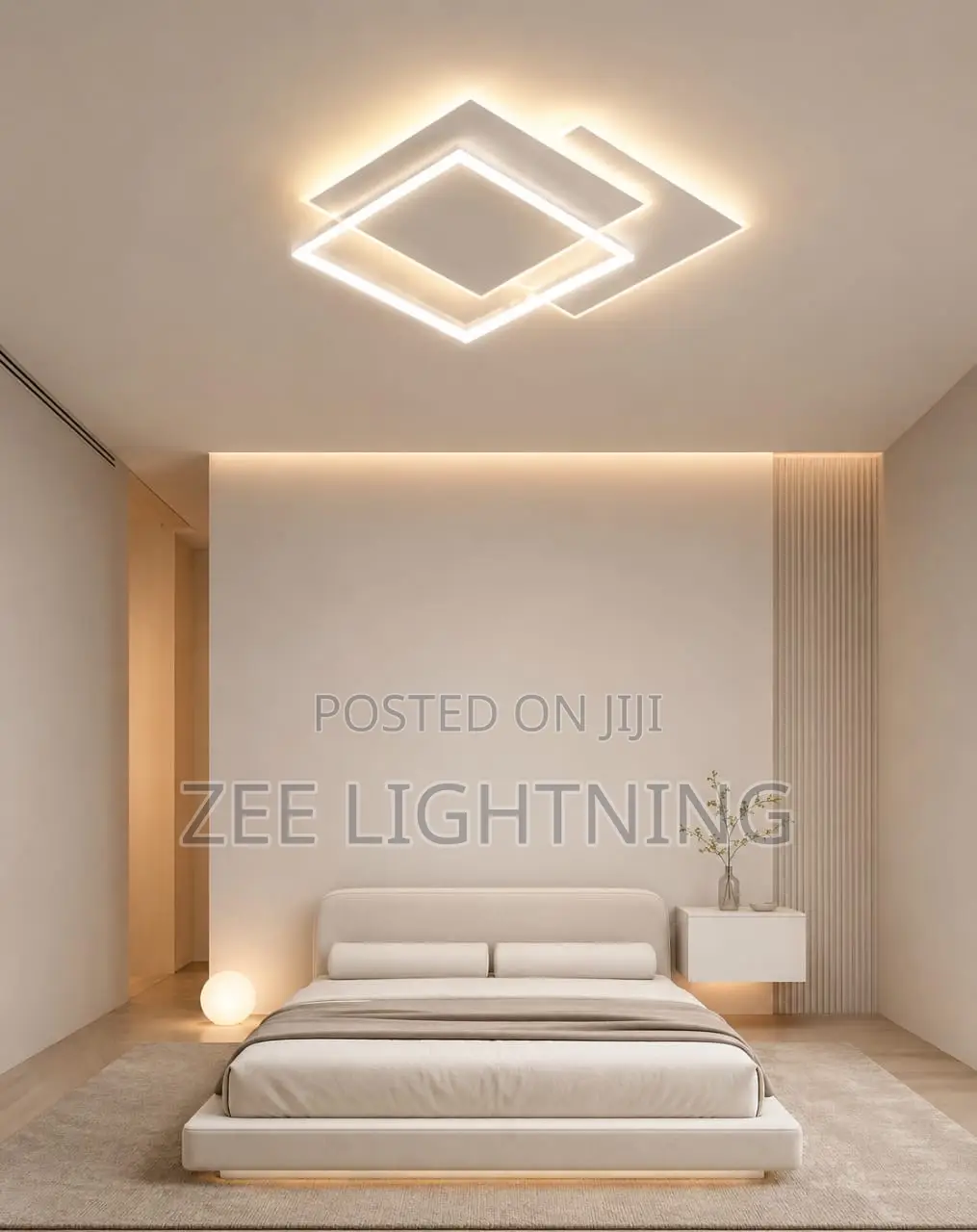 Led Square Shape Ceiling Fitting (Size 500mm)
