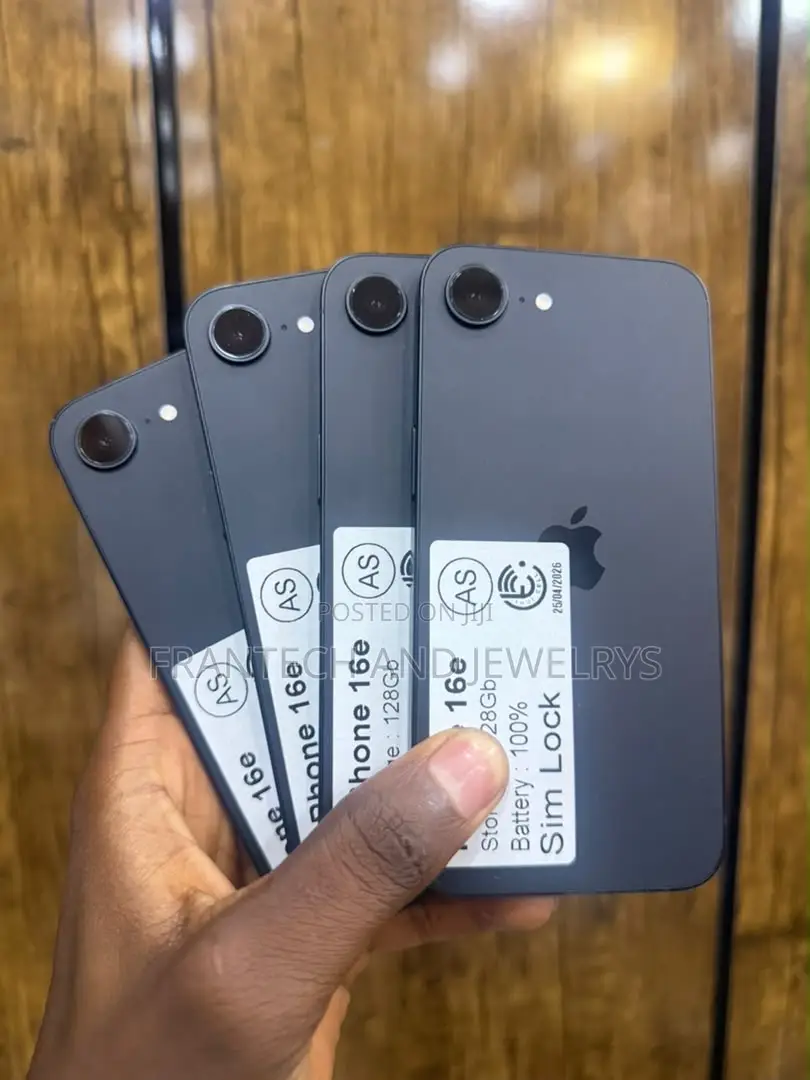 New Apple iPhone 16e 128 GB Black