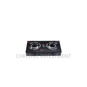 Lg-Glass Thick Table Top Double Burner With Auto Ignition