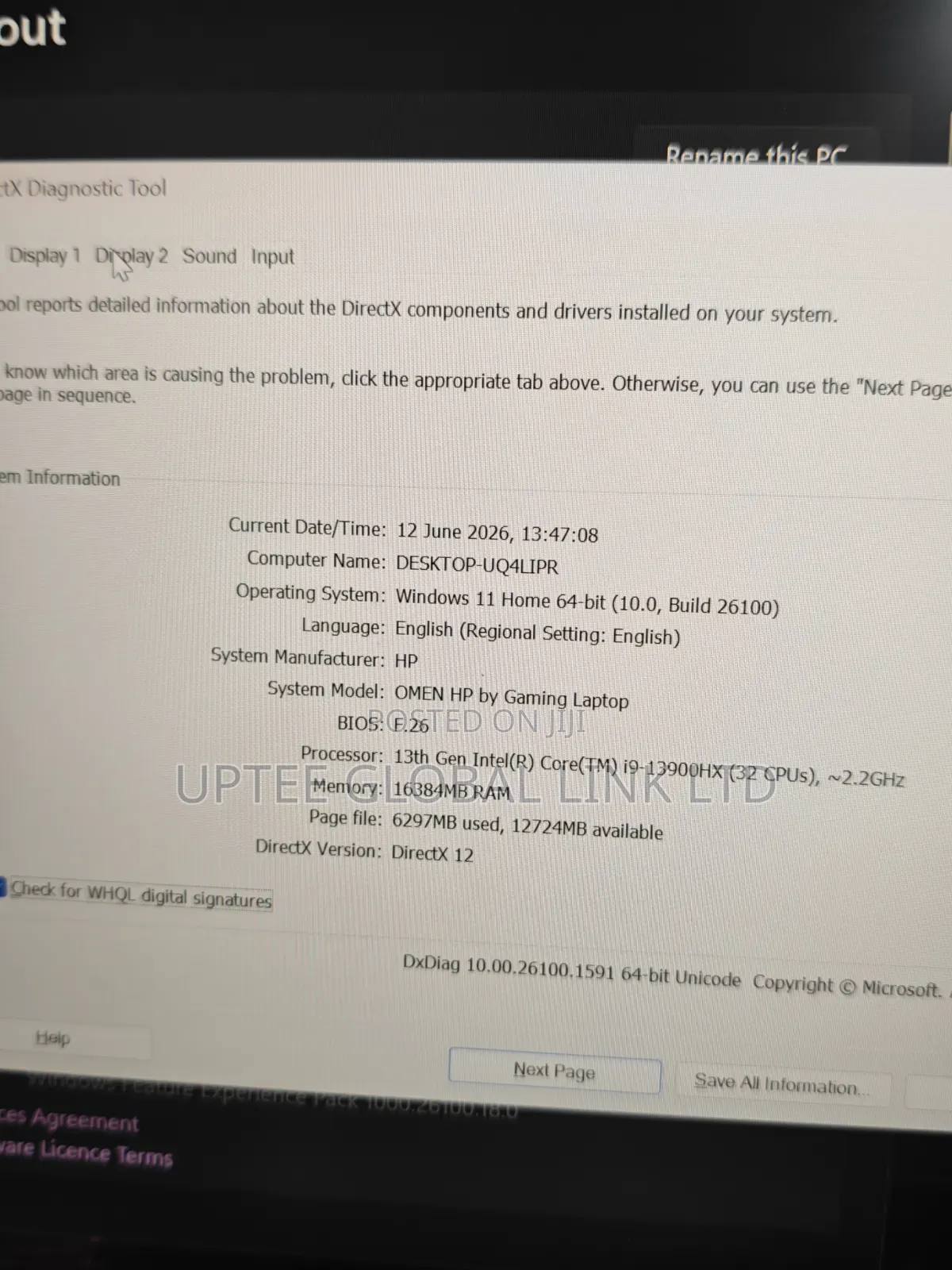 Laptop HP Omen 16 16GB Intel Core i9 SSD 1T