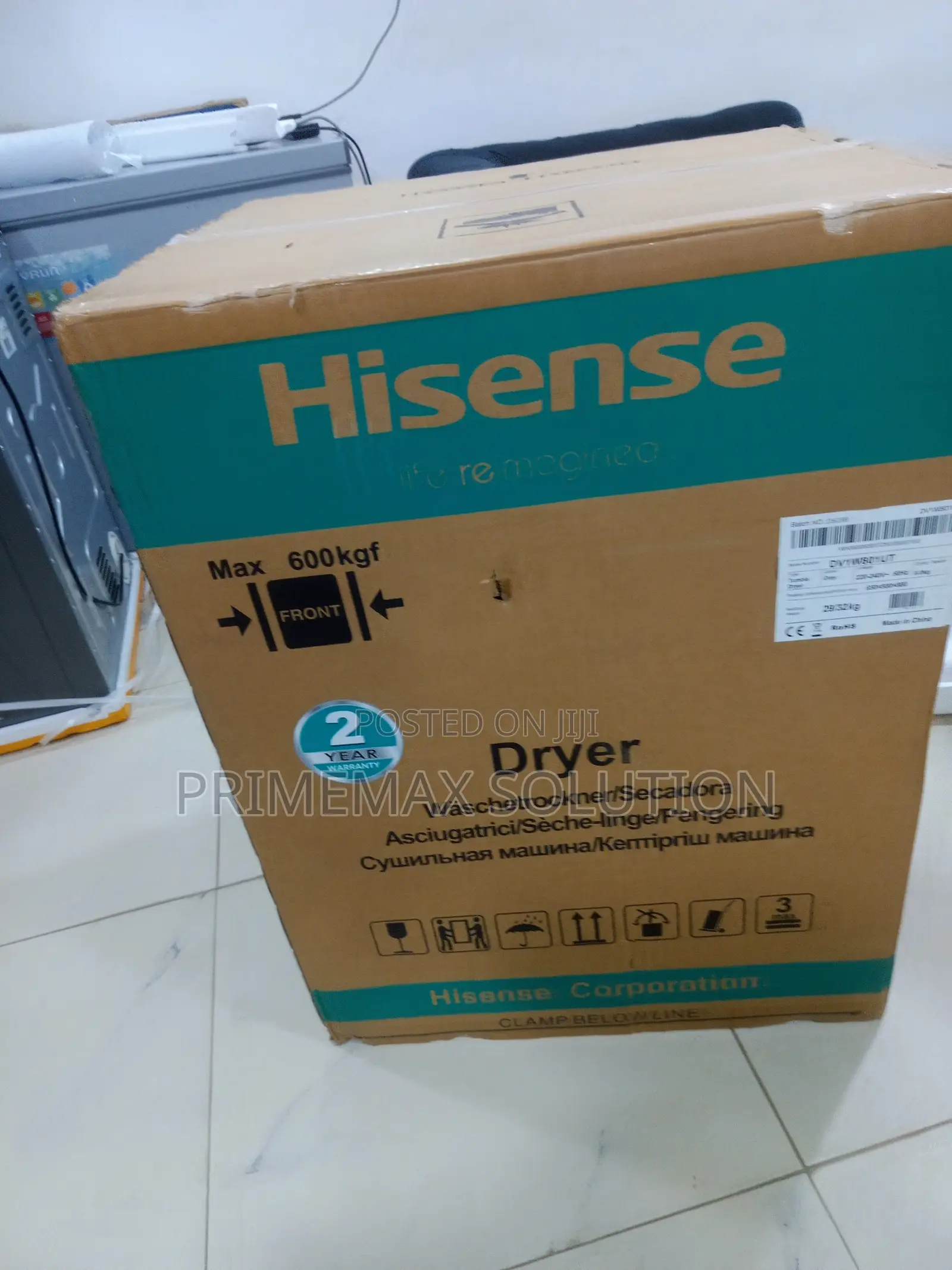 Hisense 8kg Sensor Dry Dryer