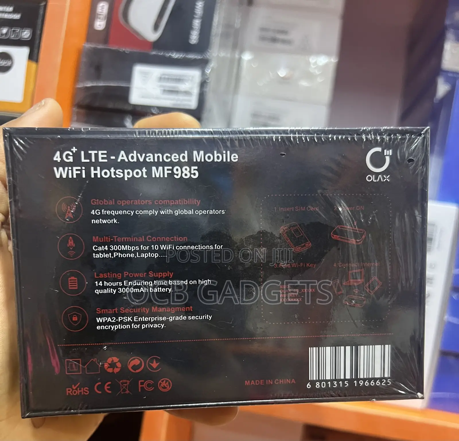 Olax Mobile Wifi Mf985