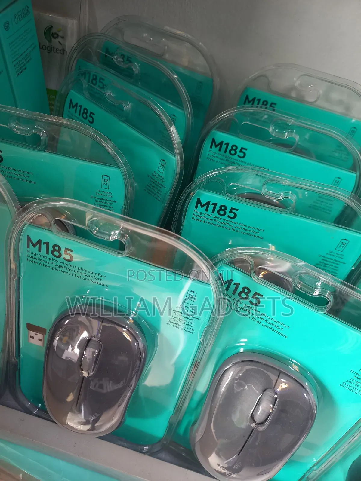 Logitech M186 Mouse Wireless