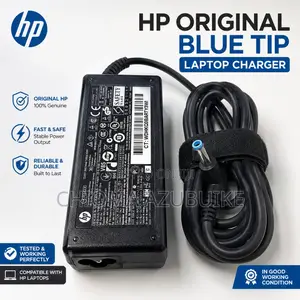Hp Original Blue Tip Charger for Hp Laptops