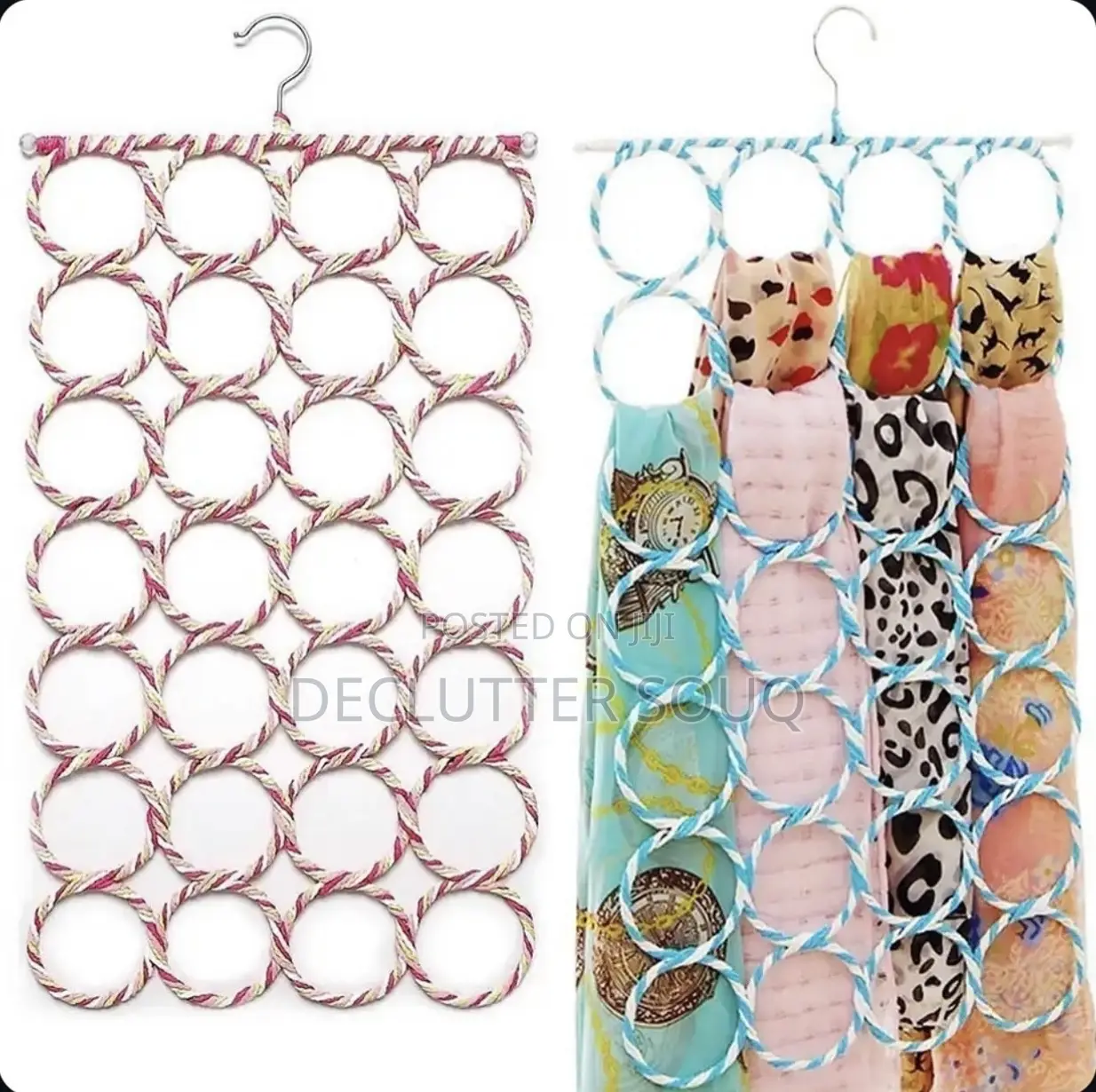 28-Hole Multipurpose Hanger for Veils, Belts, Ties Etc