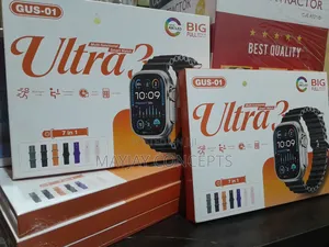 Ultra 3 Smart Watch Big Amoled Display 7in1 Fitness Call Notification