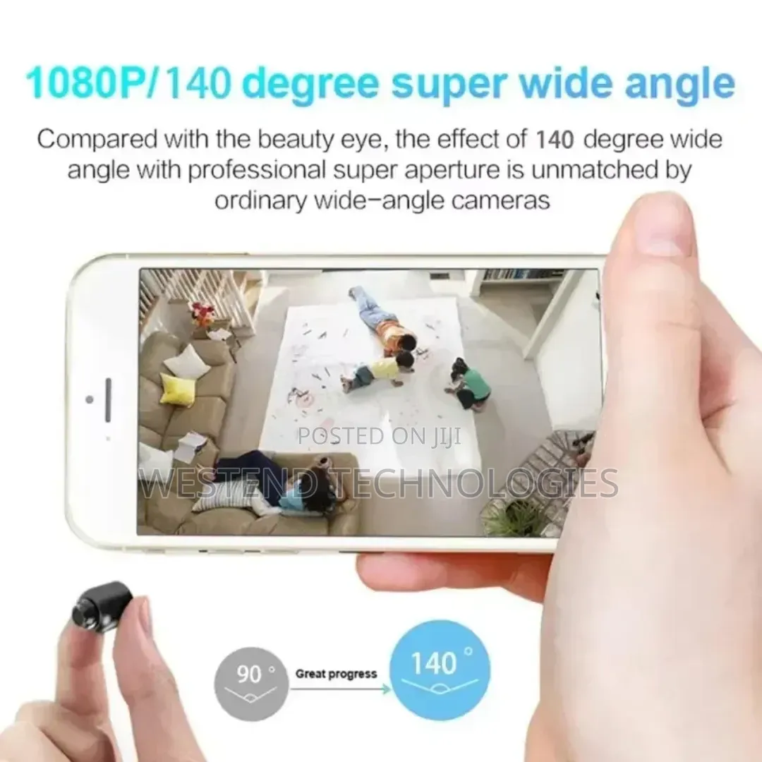 X5 Mini Wifi Spy Camera With Night Vision Motion Detection