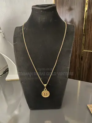 Original Dubai Gold Franco Necklaces BTC Pendent